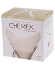 Chemex kaffefiltre – ekstra tykke papirfiltre til en ren og velafbalanceret pour-over kaffe. Passer til Chemex kaffebryggere i 6, 8 og 10 kopper.